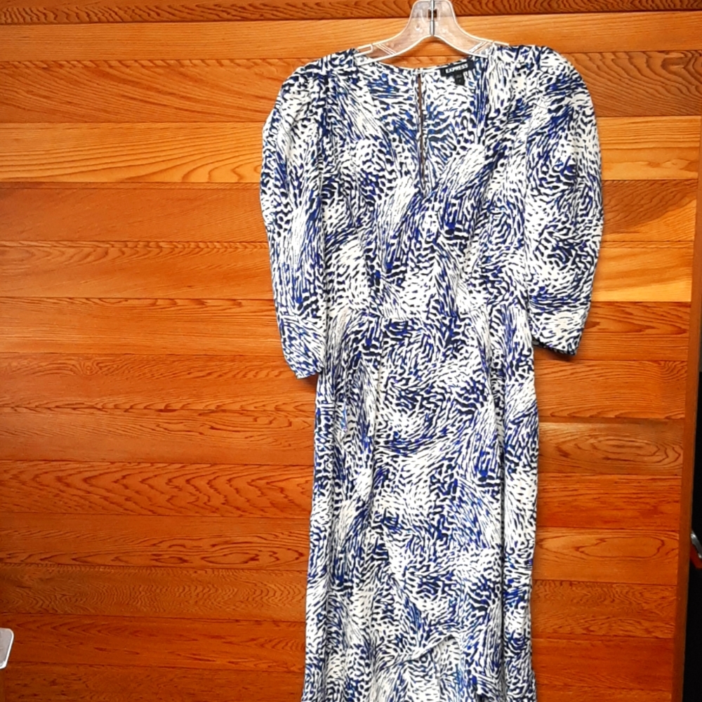 Ladies Dress Blue and White (Small)